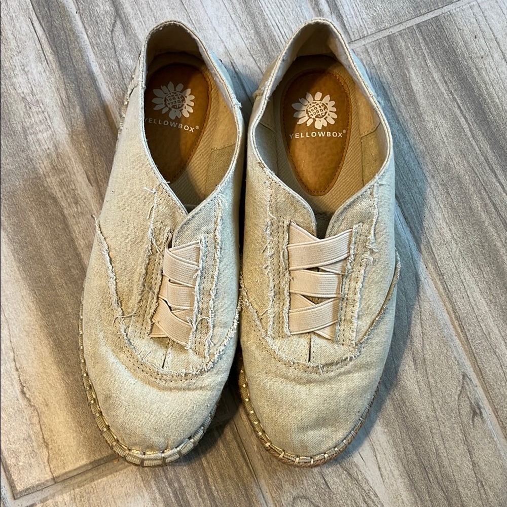 Yellow Box Beige Casual Slip-On Shoes